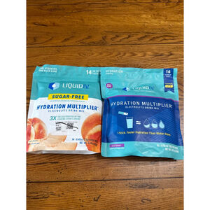 Liquid I.V. Açaí Berry /peach Electrolyte Powder 14/16 Pack Hydration Multiplier